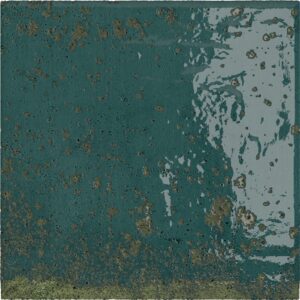 Blue Green Gloss Antique Look Tile