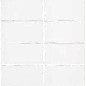 White Gloss Handmade Look Subway Tile