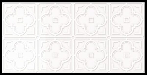 Cotton White Matt Infinity Basilica Pressmetal Look