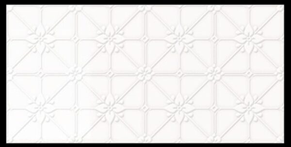 Cotton White Satin Matt Infinity Richmond Pressmetal Look