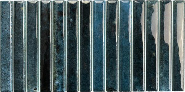 Dark Blue Green Gloss Kit-kat Look Tile
