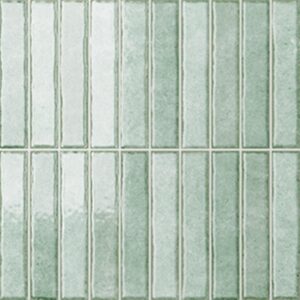 Murtle Green Gloss Riva Fingers Look Tiles