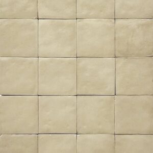 Sand Beige Gloss Handmade Moroccan Style Zellige Sculpt