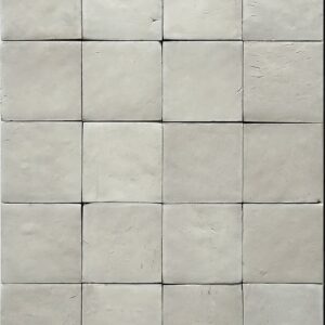 Light Beige Gloss Handmade Moroccan Style Zellige Sculpt