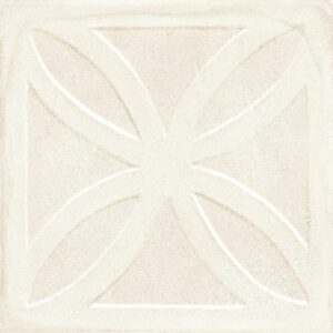 Off White Matt 3d Handcraft Style Tile