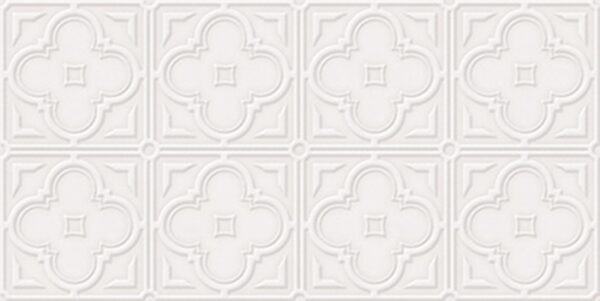 Ancient White Satin Matt Infinity Basilica Pressmetal Look