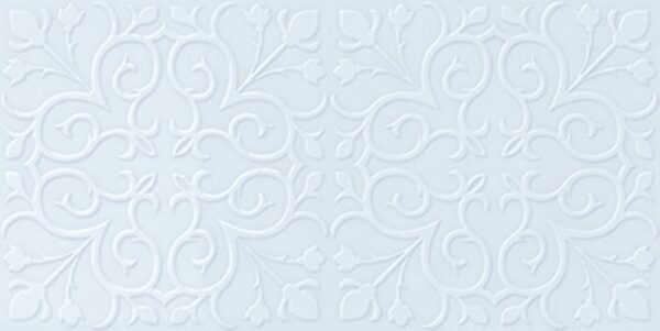 Periwinkle Blue Gloss Prague Infinity Pressmetal Look Tile