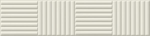 White Matt 3d Bamboo Subway