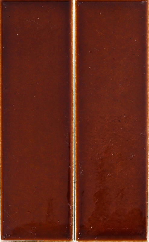 Caramel Brown Speckled Gloss Subway Tile