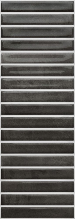 Charcoal Grey Gloss Finger Look Tile