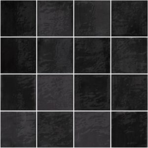 Black Matt Zellige Style Tile
