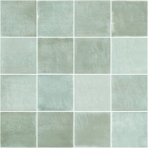 Light Green Gloss Zellige Style Tile