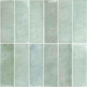 Light Green Matt Zellige Style Subway Tile