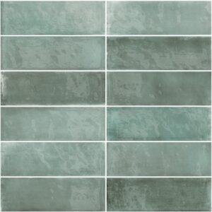 Green Gloss Zellige Style Subway Tile