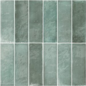 Green Matt Zellige Style Subway Tile