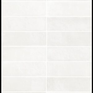 White Gloss Zellige Style Subway Tile