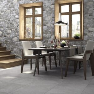 Beige-grey Mix Matt Stone Cladding Porcelian Tile