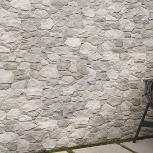 Off White Mix Matt Stone Cladding Porcelian Tile