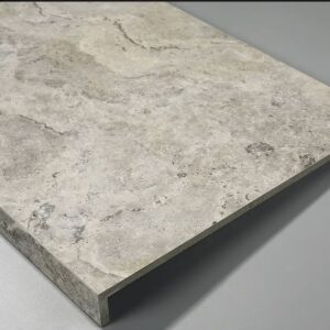 Light Grey Biege in/Out Travertine Look Porcelian Coper