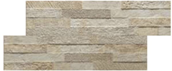 Beige Matt 3d Stonewall Look Tile
