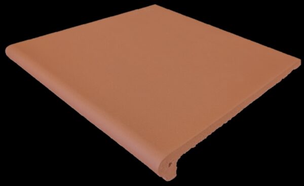 Cherry Red Natural Vulcan Terracotta Bullnose