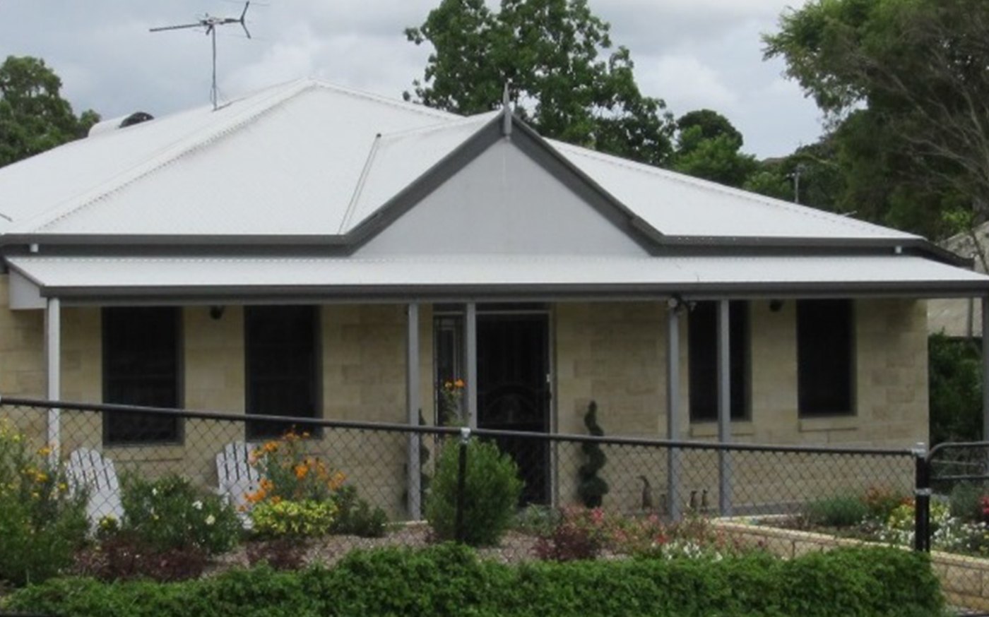 Honed Sea Green Slate residential project
