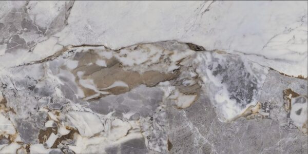 Grey Matt 3D Marble Look Tile