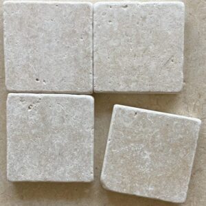 Crema Maroc Tumbled Marble Tile