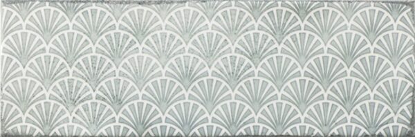 Blue Green Decor Gloss Irregular Finish Subway Tile