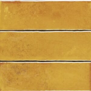Yellow Gold Gloss Subway Style Tile