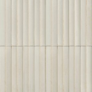 Light Beige Mix Gloss Flute Style Mediterranean Tile