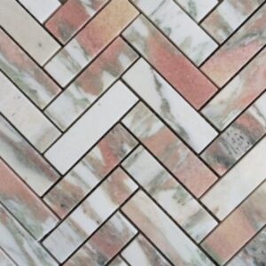 Herringbone Mosaics & Tiles