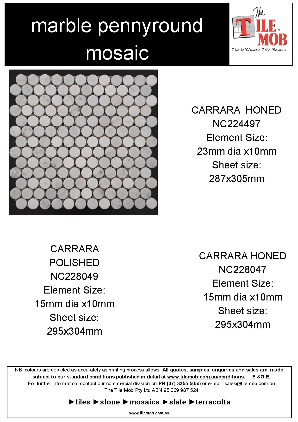 Marble Pennyround Mosaic — page 1