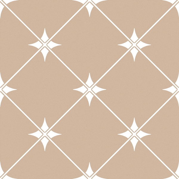 CLAY BROWN MATT ENCAUSTIC STYLE TILE