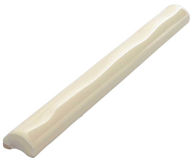 IVORY CREAM GLOSS DADO WAVY LISTELLO