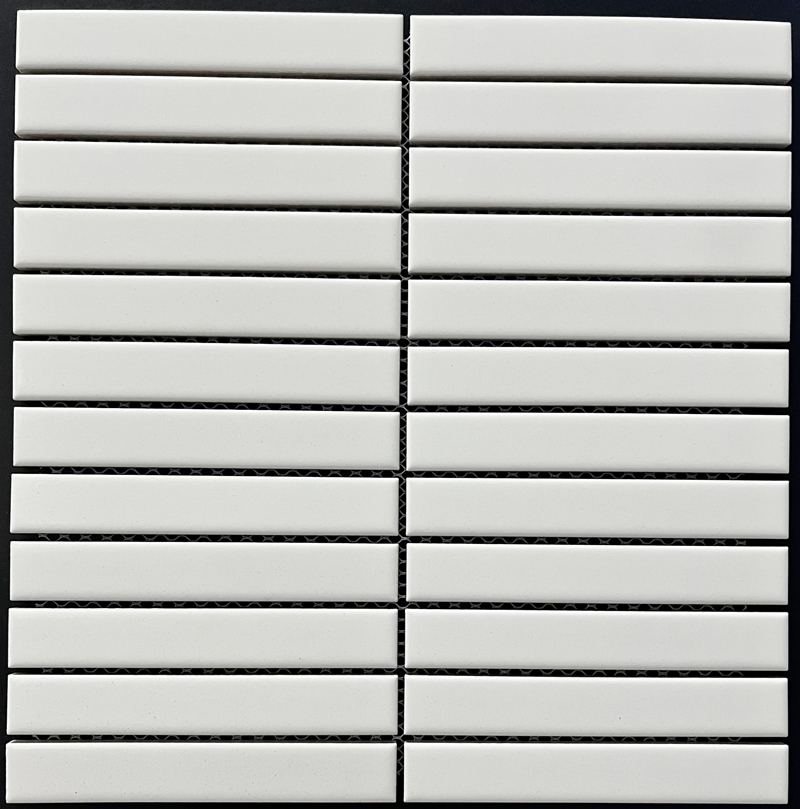 WHITE MATT FINGER MOSAICS