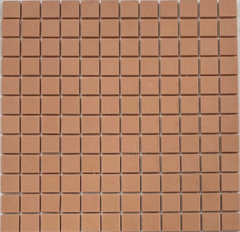 TERRACOTTA LOOK UNGLAZED SQUARE MOSAIC