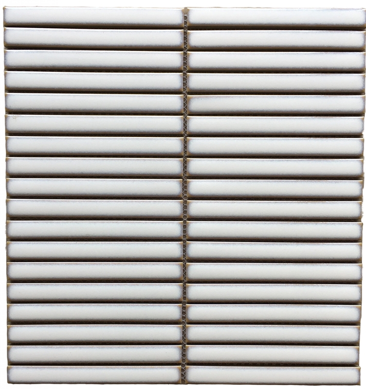 WHITE VINTAGE GLOSS LONG FINGER MOSAIC