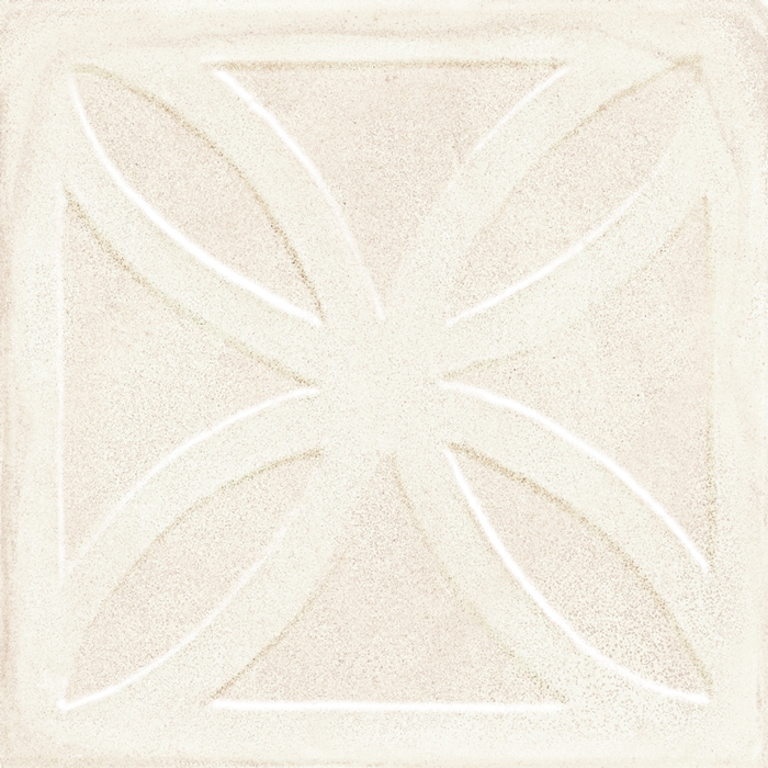 OFF WHITE MATT 3D HANDCRAFT STYLE TILE